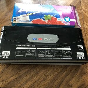 how to use ziploc vacuum sealer v150